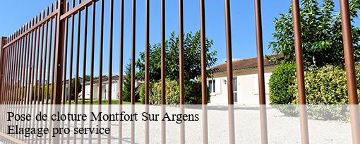 Pose de cloture  montfort-sur-argens-83570 Elagage pro service