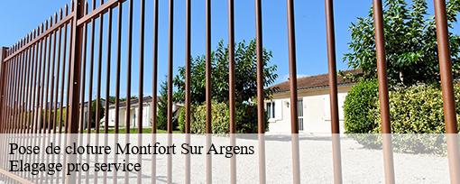 Pose de cloture montfort-sur-argens-83570 Elagage pro service
