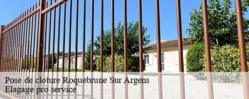 Pose de cloture  roquebrune-sur-argens-83520 Elagage pro service